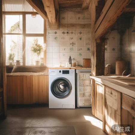 老小区改造新风尚，洗衣机进厨房