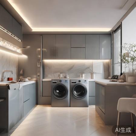 海尔洗衣机，智能过滤网自洁，轻