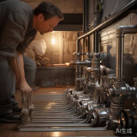 放水后，细查阀门防漏水