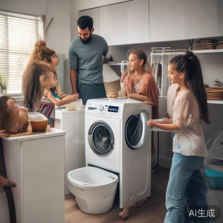 夏新洗衣机，洗得干净又节能。