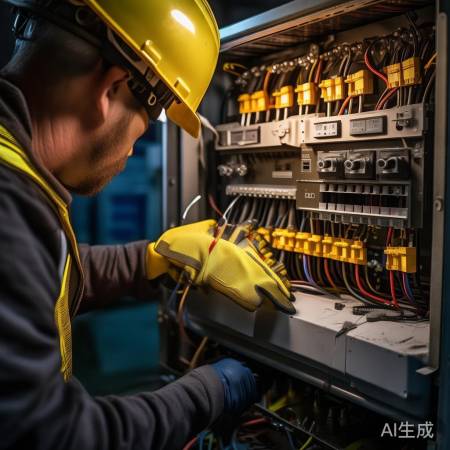 关闭电源，安全接线