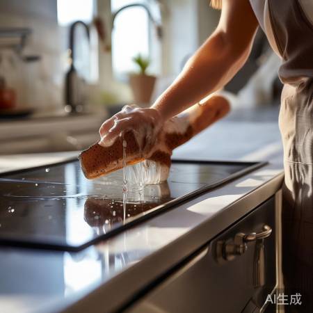 “清洗集成灶，温水擦干，延长寿