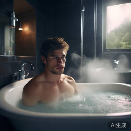 热水洗浴，适度为佳。