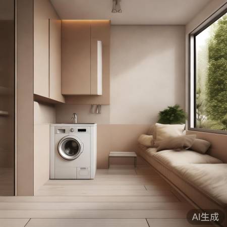 测空间，选合适洗衣机洗手盆