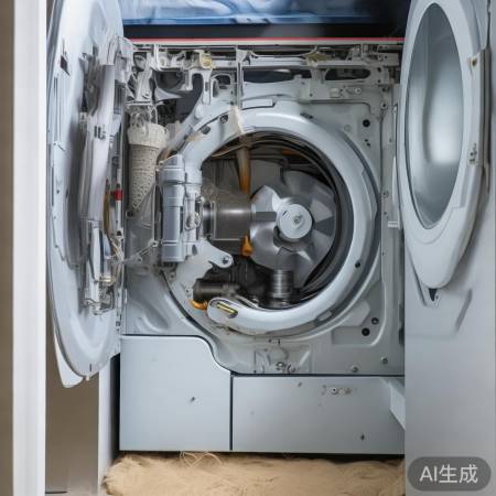 海尔洗衣机下盖护电机，定期清洁