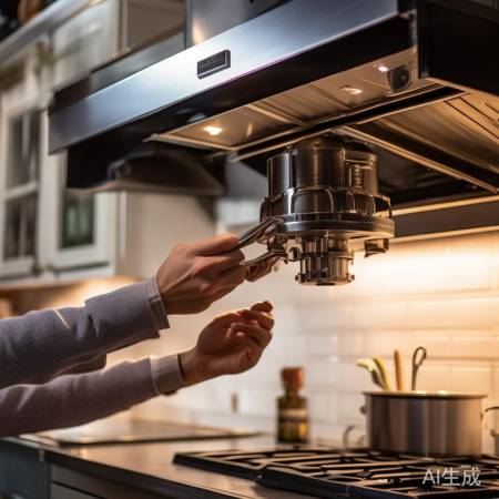 油烟机手动转不动，油垢多，需清