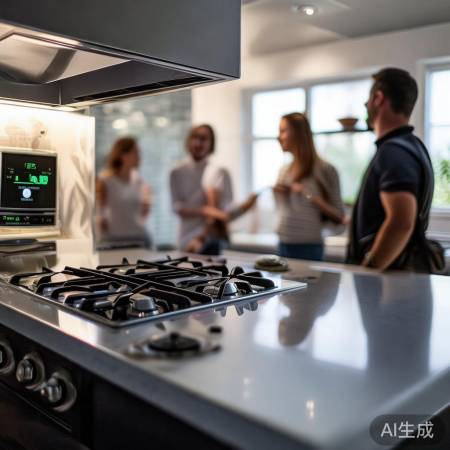 燃气安全，智能灶防泄漏。