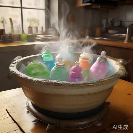 水煮消毒，传统实惠，不耐高温耗