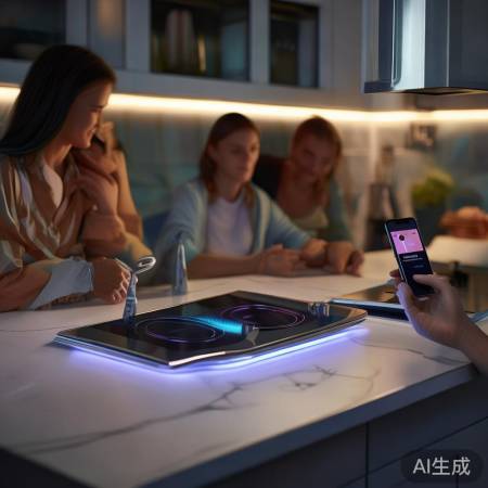 智能家居燃气灶，智能操控生活升