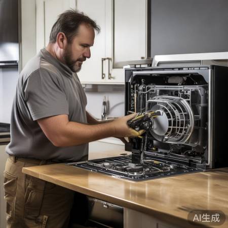 拆装风机，注意安全，专业人士操