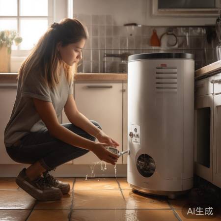 热水器漏水，接口松动或水管老化