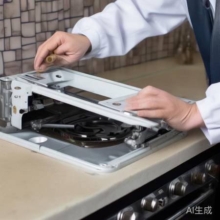 拆灶头，螺丝松，轻取防火孔。