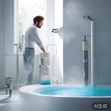 关闭进水阀，热水器加热享热水