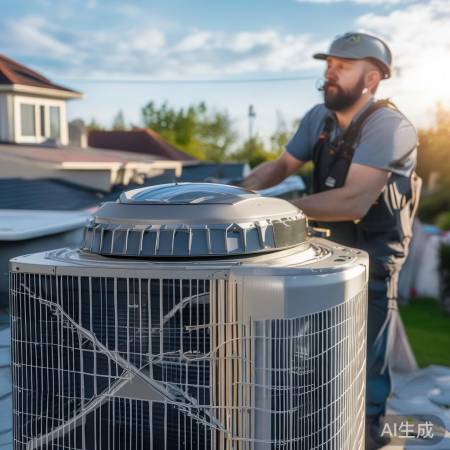 房顶安装选对位，远离生活区，降