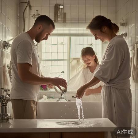 洗澡前冷水预热，后关热水省能源