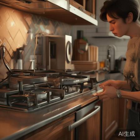 检查电池，燃气灶点火必备