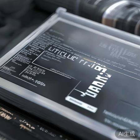 电池包装标明锂电池及关键参数