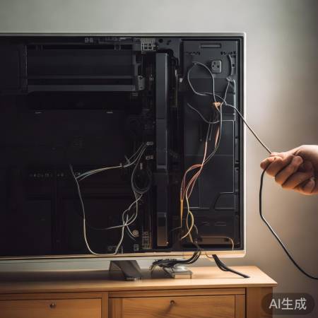 电视启动故障，先检电源线和连接