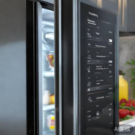 美菱智能冰箱，调温便捷，满足多