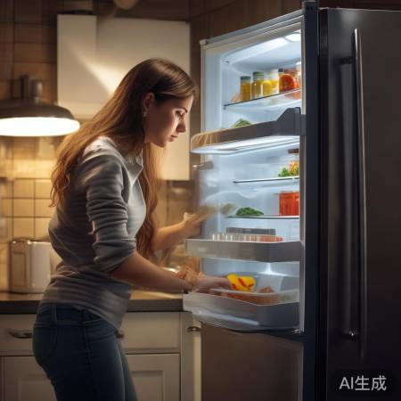 冰箱异响或门关不严，检查密封条