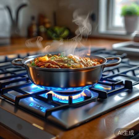 智能燃气灶，美味高效，便捷生活