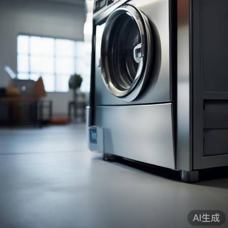 洗衣机调整至水平状态