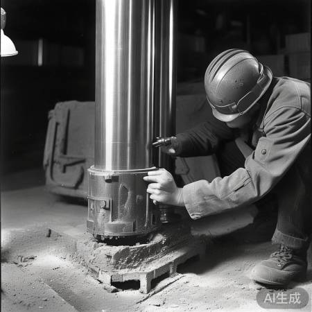 安装支撑柱,确保垂直稳固。