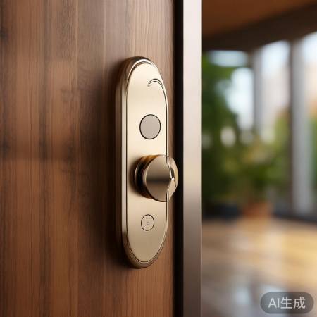 指纹锁简约大气,安装方便,提升