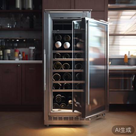 通风防变质，酒柜常开小门。