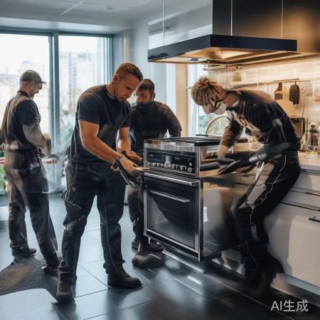 高峰期预约，轻松安装油烟机