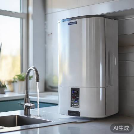 热水器安装完毕，正常工作