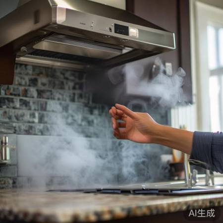 “调节油烟机转速，观察运行状态