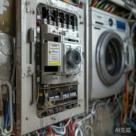 电路过大，洗衣机跳闸