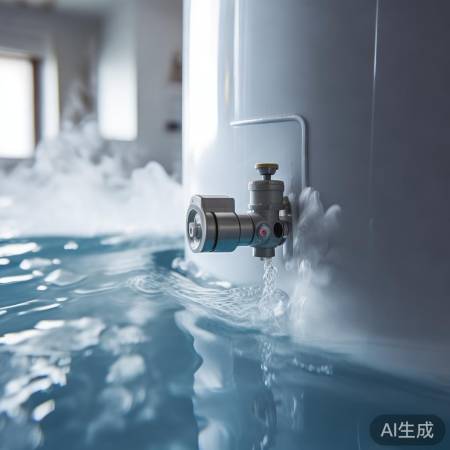 热水器压力过大，开安全阀释放