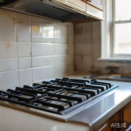 燃气灶通风口要常清