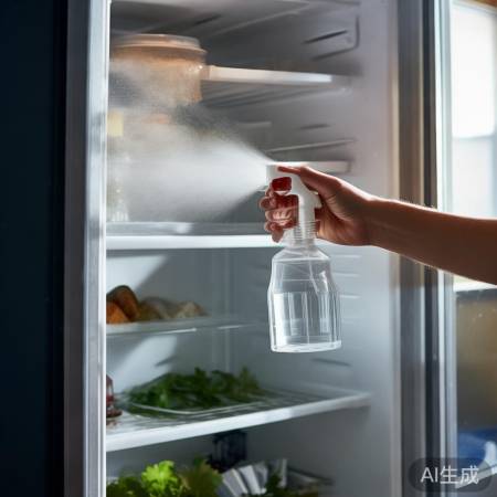 喷洒混合液,空气清新