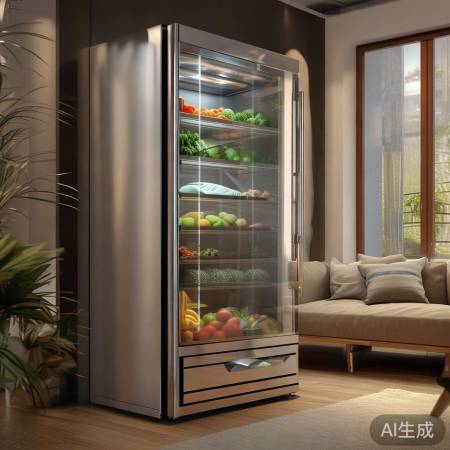 “家居新宠：隔断屏风冰箱”