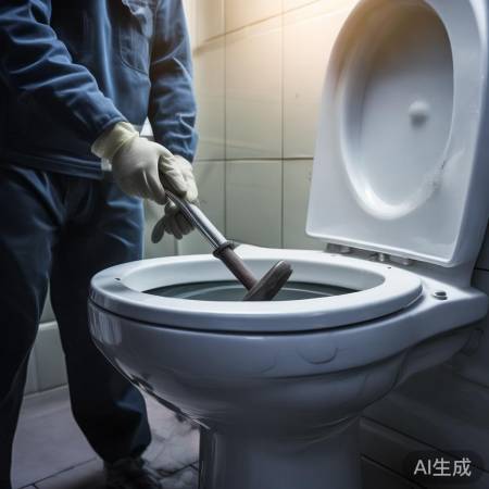 疏通马桶排水管道