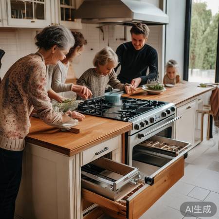 巧定制抽屉，方便全家使用