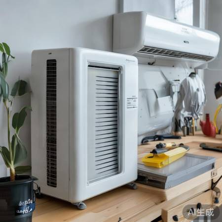 “空气能空调，清洗滤网、检制冷