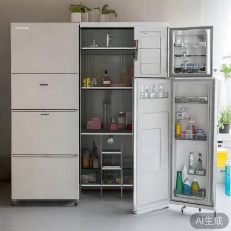 保洁柜大简单,消毒柜小多样