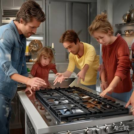 厨房安全,点赞分享