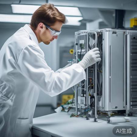 安装蒸发器，连接部件