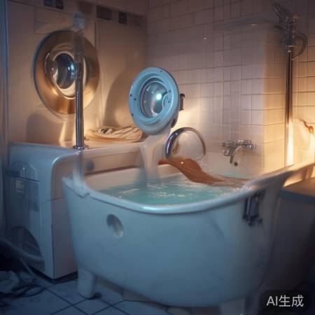 “享受洗衣浴缸之乐”