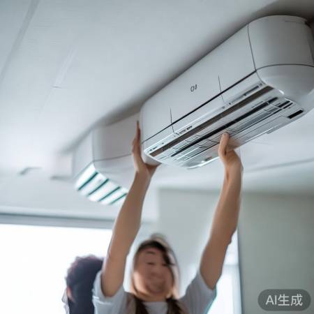 美的空调安装简易