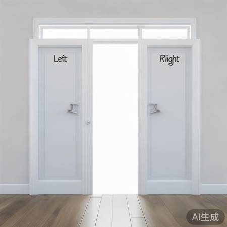 左右选择，看习惯方向