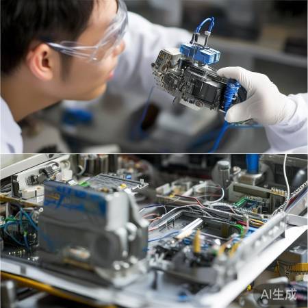 拆解传感器，小心操作