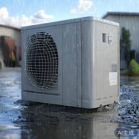 空气能扇因天气漏水