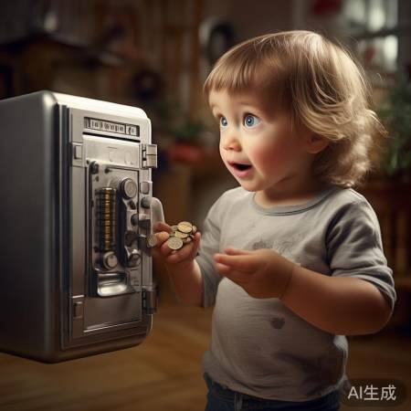 孩子小财迷，保险柜教育理财