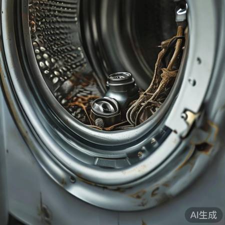 洗衣机内部部件磨损松动
